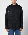 Barbour Black waxed International jacket