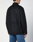 Barbour Black waxed International jacket