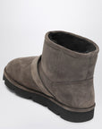 Brunello Cucinelli Boot in dove-colored suede