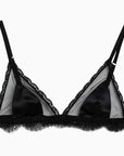 Dolce & Gabbana Dolce&Gabbana Black silk satin and lace bra