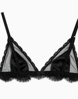 Dolce & Gabbana Dolce&Gabbana Black silk satin and lace bra