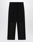 Off White Off-White™ Black jogging trousers with OFF logo