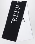 Off White Off-White™ Keep Warm black/white wool scarf