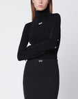 Off White Off-White™ Black turtleneck top with OFF logo