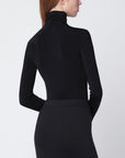 Off White Off-White™ Black turtleneck top with OFF logo