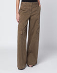Off White Off-White™ Brown cotton cargo trousers