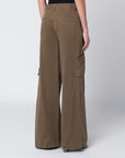 Off White Off-White™ Brown cotton cargo trousers