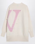 Off White Off-White™ Cream/pink over sweater in wool