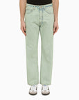 Palm Angels Regular mint green denim jeans