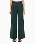 AMIRI Forest green wool trousers