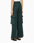 AMIRI Forest green wool trousers