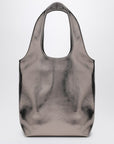 A.P.C. Small metallic silver Ninon tote bag