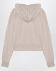 Palm Angels Logo hoodie light beige