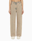 Palm Angels Wide jeans in pinkish denim