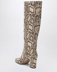 Paris Texas Lavinia boots in python-printed leather