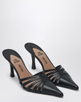 Paris Texas Black leather mule Nadia