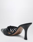 Paris Texas Black leather mule Nadia