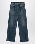 R13 Dawson blue wide denim jeans