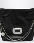 ROGER VIVIER Mini Pilgrim black leather bag
