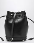 ROGER VIVIER Black leather bucket bag Très Vivier