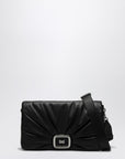 ROGER VIVIER Viv'' Choc Large black leather bag