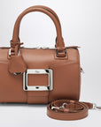 ROGER VIVIER Belle Vivier Bowling Bag in cognac coloured