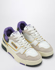 AUTRY Low CLC white/purple/dark green sneaker
