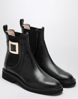ROGER VIVIER Black Viv Rangers low boots