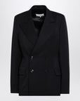 Maison Margiela Black double-breasted jacket in wool
