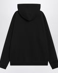 Maison Margiela Black hoodie with reversed logo