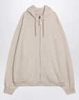 Maison Margiela Oversized écru hoodie with Numeric logo