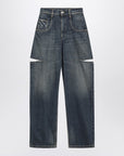 Maison Margiela Blue ripped washed jeans