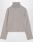 MM6 Maison Margiela Beige wool blend turtleneck sweater