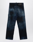 Dsquared2 Navy blue jeans in washed denim
