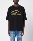Dsquared2 Black cotton T-shirt with logo