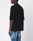 Dsquared2 Black cotton T-shirt with logo