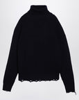 Dsquared2 Navy blue turtleneck sweater in wool