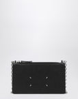 Maison Margiela Black card holder with shoulder strap