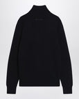 MM6 Maison Margiela Black cotton zip-up cardigan