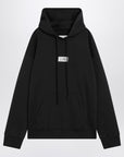 MM6 Maison Margiela Black sweatshirt with logo label