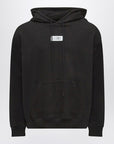 MM6 Maison Margiela Black Numeric cotton hoodie