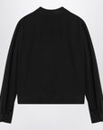 MM6 Maison Margiela Black zip-up silk jacket
