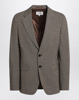 MM6 Maison Margiela Single-breasted jacket brown in wool blend