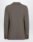 MM6 Maison Margiela Single-breasted jacket brown in wool blend