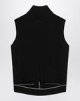 MM6 Maison Margiela Vest with zip black in cotton blend