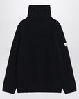 MM6 Maison Margiela Black wool turtleneck sweater