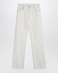 MM6 Maison Margiela White jeans with patches