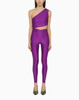THE ANDAMANE Purple symmetrical close-fitting jumpsuit
