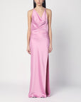 THE ANDAMANE Pink dress with open back