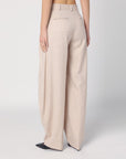 THE ANDAMANE Wide sand-coloured pants